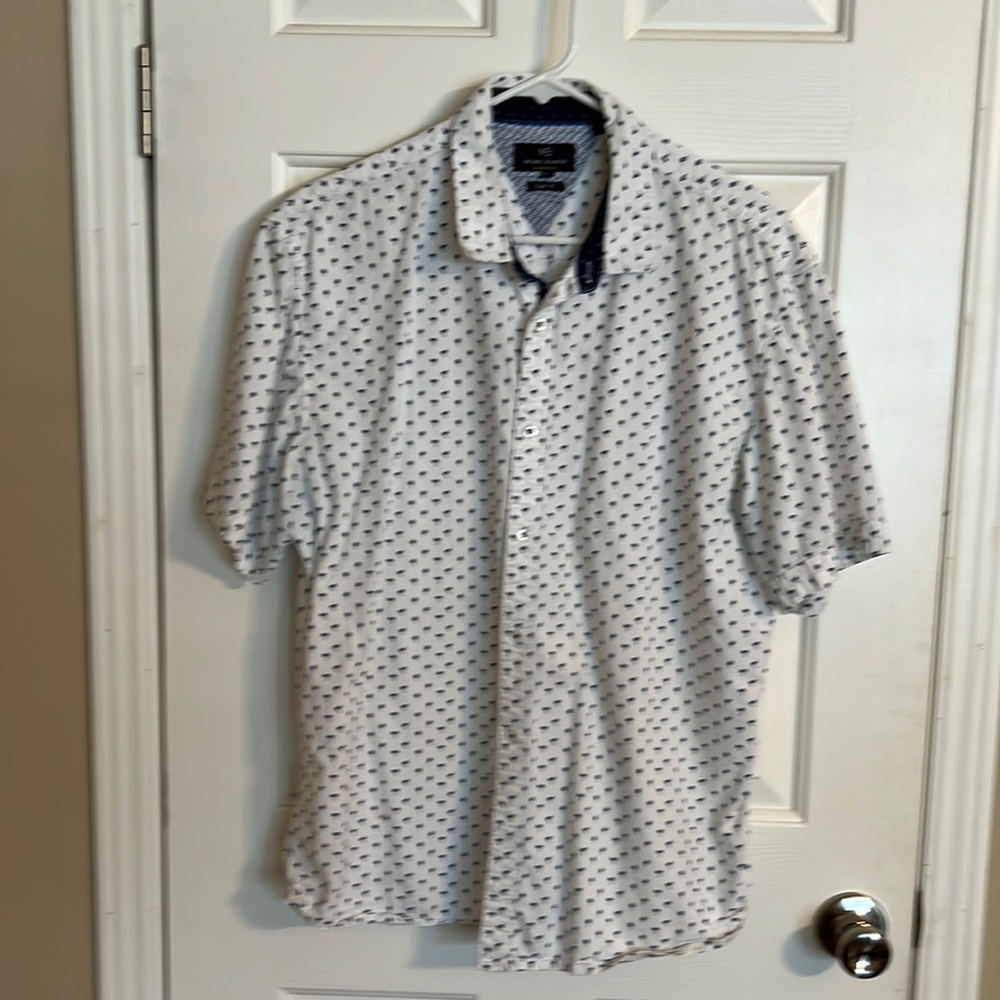 3/$10 Michael Brandon Slim Fit Short Sleeve Shirt